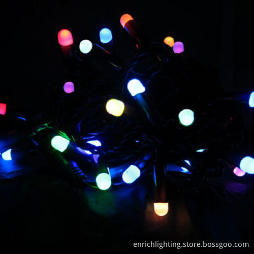 Holiday/RGB LED String Lights with 5 Meters/Set and Each String Can be Connected